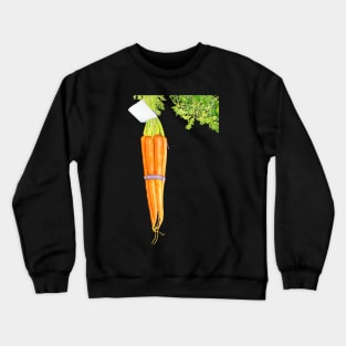 CARROTS PAINTED IN WATERCOLOR Crewneck Sweatshirt